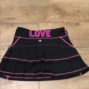 black athletic skirt